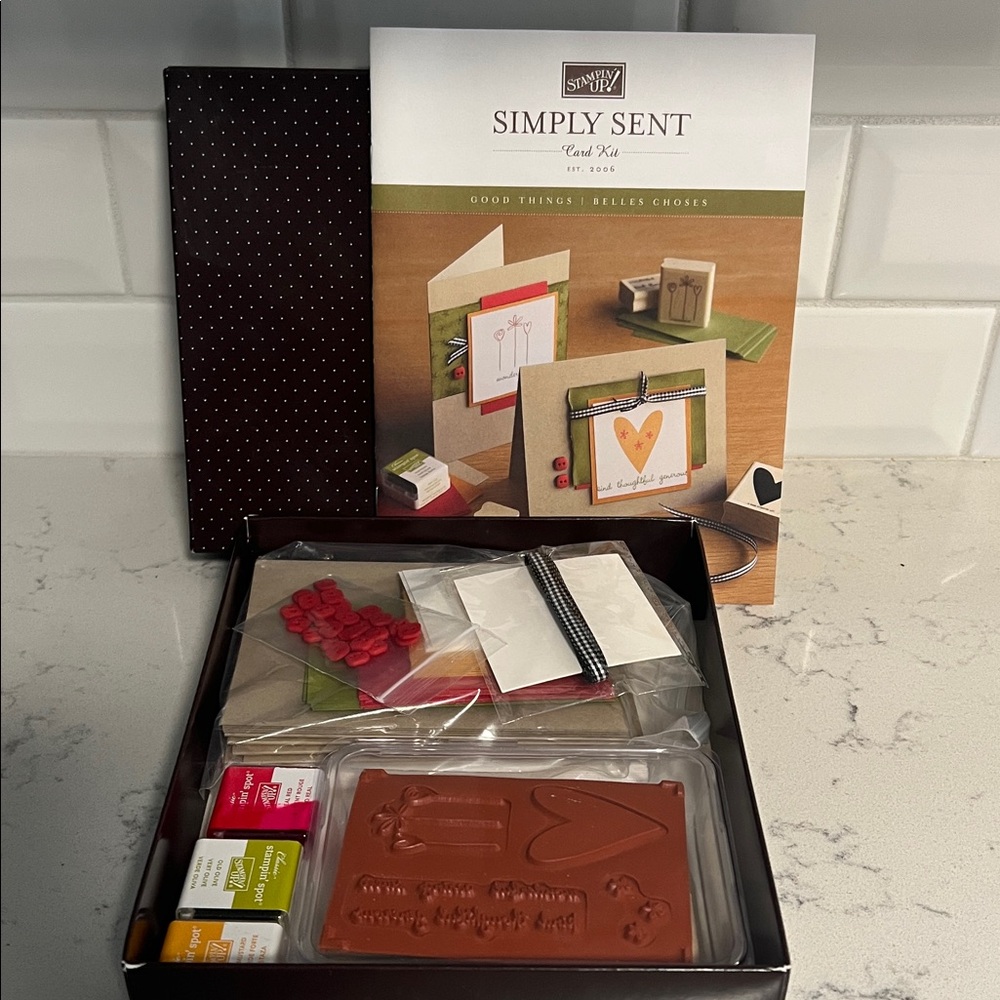 Stampin’ Up kit. Never used